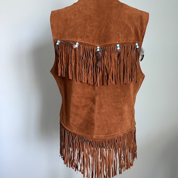 NWOT Dream Apparel Genuine Leather Western Style Vest XL - Picture 4 of 7